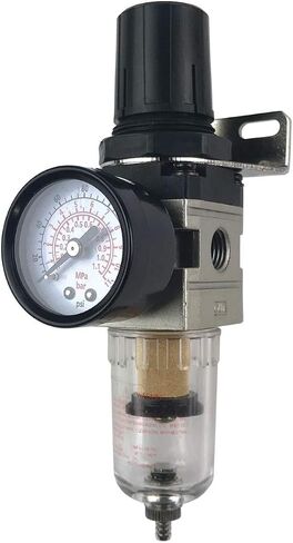 Primefit FR1401G 1/4" Mini Air Filter Regulator Combo Max PSI 145 in Kuwait
