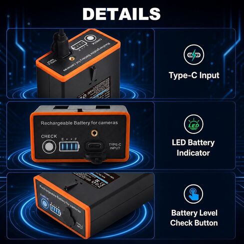 2-Pack Moultrie Power Mag Replacement Battery - Compatible with Moultrie Cellular Trail Cameras Edge, Edge Pro, Edge 2, Edge 2 Pro (Including USB-C Cable) in Saudi Arabia