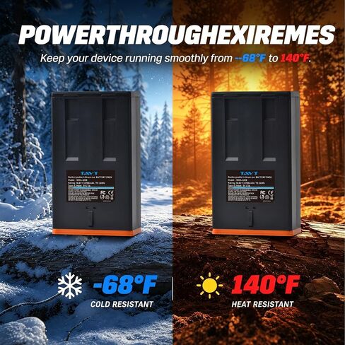 2-Pack Moultrie Power Mag Replacement Battery - Compatible with Moultrie Cellular Trail Cameras Edge, Edge Pro, Edge 2, Edge 2 Pro (Including USB-C Cable) in Saudi Arabia