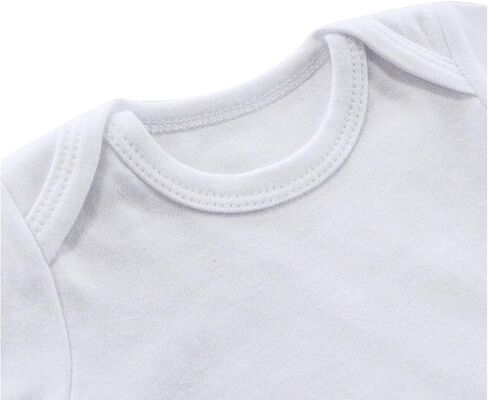Personalized Embroidered Valentines Day Sparkle Heart Onesie with Your Custom Name (12 Months Short Sleeve) White in Kuwait
