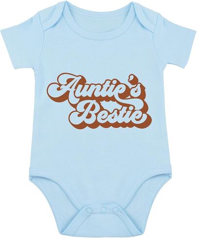 listery Aunties Bestie Baby Clothes Aunties Bestie Bodysuit I Love My Auntie Baby Clothes Aunt Newborn in Kuwait