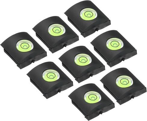 Camera Level Hot Shoe Cover, 8 Pack Hot Shoe Bubble Level Cap Hot Shoe Protector Suitable for Nikon for Fujifilm for Pentax DSLR/SLR Camera, Black in Kuwait