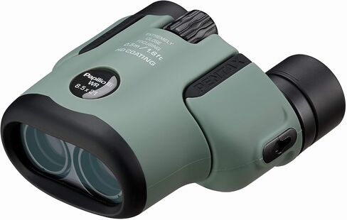PENTAX Papilio III 6.5x21 WR Olive Compact Binocular | 50cm close-up to infinity focus, Weather-resistant body, New HD coating, Suitable for observing tiny objects, travel, sports in Kuwait
