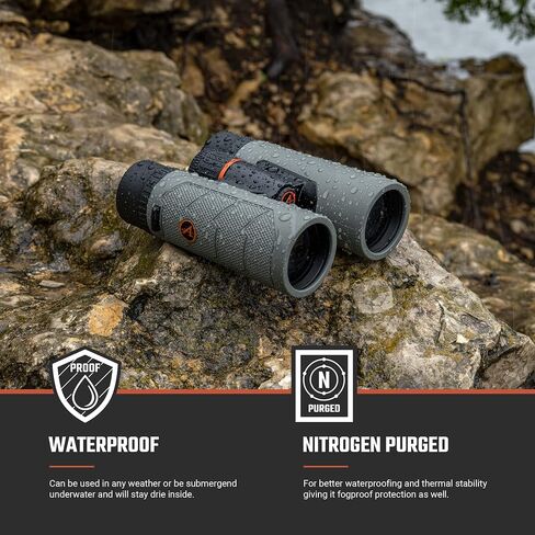 Athlon Optics Talos G2 HD 10x42 Binoculars, Eye Relief, Waterproof | For Hunting, Birdwatching, and Adults & Kids | High-Powered, HD Glass, Eye Relief | Waterproof and Fogproof in Kuwait