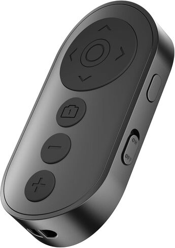 Rechargeable Camera Remote for iPhone Android, Zoom Control | Zoom Control | Front/Rear Camera Switch, Photo & Video Shutter, TikTok Scrolling, Page Turner, bluthooth 10m Wireless Clicker in Kuwait