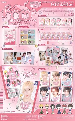 BOYNEXTDOOR HOME 1st Studio Album [SWEET HOME Ver. Random Cover] Booklet + CD + Photocard + Folded Poster + Outbox (VIRAL) in Kuwait