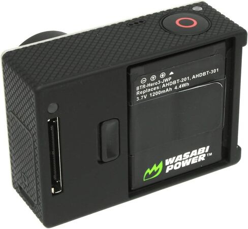 Wasabi Power Battery for GoPro HD HERO3, HERO3+ and GoPro AHDBT-201, AHDBT-301, AHDBT-302 (1200mAh) in Saudi Arabia