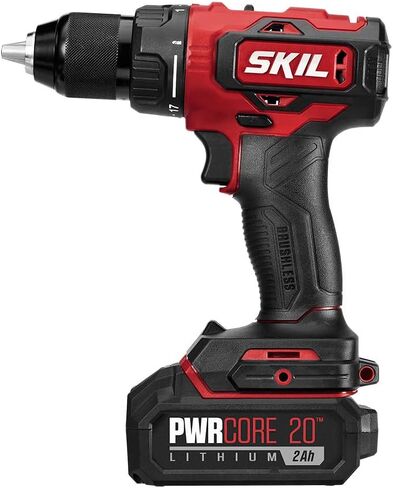 SKIL 2-Tool Combo Kit: PWR CORE 20 Brushless 20V Cordless Drill Driver and Cordless Circular Saw Includes 4.0Ah Lithium Battery and PWRJump Charger - CB743901 in Kuwait