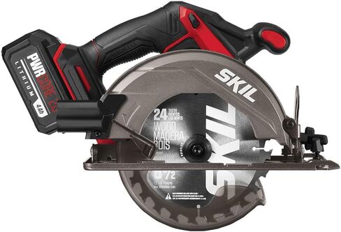 SKIL 2-Tool Combo Kit: PWR CORE 20 Brushless 20V Cordless Drill Driver and Cordless Circular Saw Includes 4.0Ah Lithium Battery and PWRJump Charger - CB743901 in Kuwait