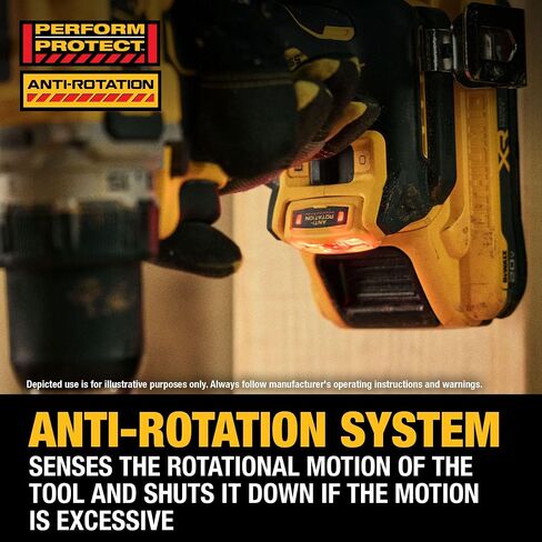 DEWALT 20V MAX XR Brushless Cordless 1/2 in. Drill Driver Kit With DEWALT POWERPACK Batteries and Charger (DCD801QQ2) (Renewed) in Kuwait