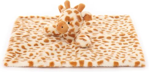 Apricot Lamb Clever Giraffe Soft Loveys Security Blanket Baby 14x14'' in Kuwait