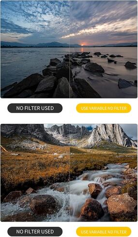 Kase Wolverine Magnetic 52mm 2nd Generation Vari ND 1.5-5 Stop ND3 to ND32 Shockproof Tempered Optical Glass Filter Incl Anti-Rotation Adapter in Kuwait