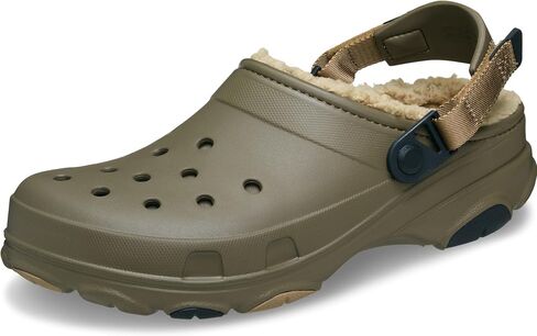 Crocs Unisex-Adult Classic All Terrain Lined Clogs Adjustable Heel Strap in Kuwait