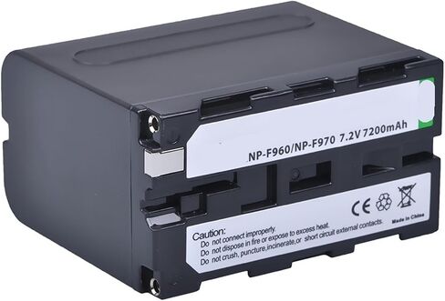Video Light 7200mAh NP-F970 NP-F960 HVR-HD1000,PLM-100,CCD-TRV35,MVC-FD91, MC1500C in Kuwait