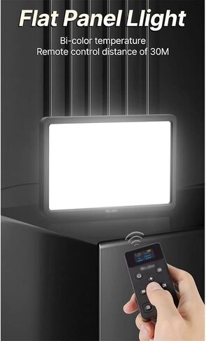 Lampu Panel Video 2500K-9000K dengan Remote Control Dapat DiredupkanSiaran Langsung Fotografi Studio Foto in Kuwait