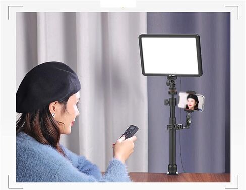 Lampu Panel Video 2500K-9000K dengan Remote Control Dapat DiredupkanSiaran Langsung Fotografi Studio Foto in Kuwait