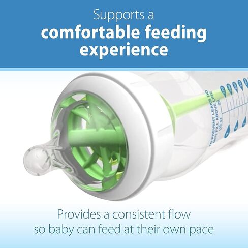 Dr. Brown's Microwave Steam Sterilizer Bags for Baby Bottles, Pacifiers, Pump Parts and Accessories, 5-Pack + Dr. Brown's Natural Flow Level 2 Wide-Neck Baby Bottle Silicone Nipple, 2 Count in Kuwait