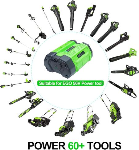 DTK Replacement for EGO 56V Battery 5.2Ah Compatible with EGO 56 Volt Battery Power+ Tools STA1500 ST1502LB CS1604 LB4800 LB6504 LB5804 HT2400 in Kuwait