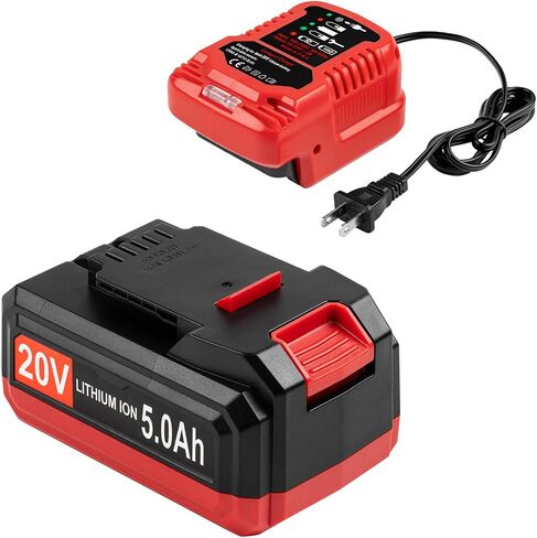 DONGPUCUN 20V 5.0Ah Lithium Battery and Charger Kit for Bauer 20V Battery with Compact Portable Charger for Bauer 20V Lithium Batteries in Kuwait