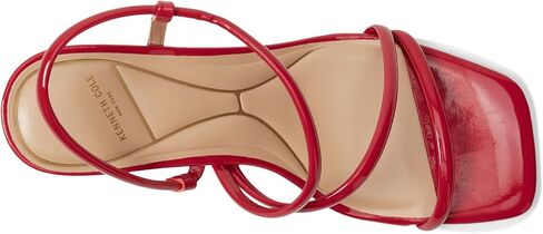 Kenneth Cole Women's Dreama Heeled Sandal, Red Patent, 5.5 in Kuwait