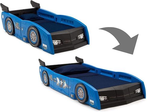 Delta Children Grand Prix Race Car Toddler-to-Twin Bed, Red in Kuwait