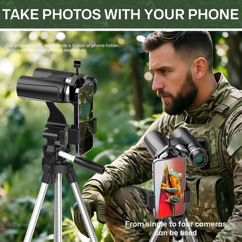 Jingjian 10x42 Binoculars, FMC Fully Multi-Coated IPX7 Nitrogen Purged 18mm Long Eye Relief for Bird Watching Hunting Stargazing in Kuwait