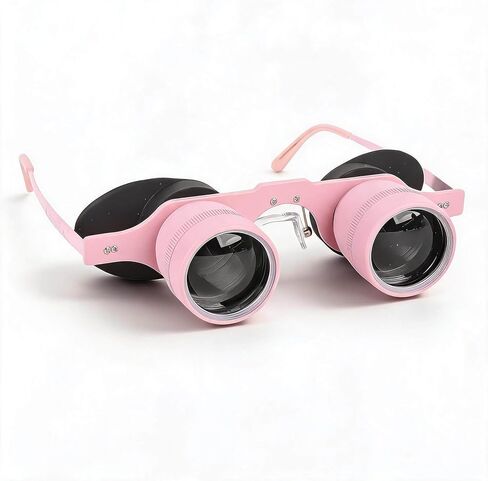 10X Binocular Glasses Professional, HD Portable Fishing Binoculars, Comfortable Wearable Polarized Glasses for Concerts Theater Opera Bird Watching Sports in Kuwait
