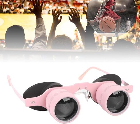 10X Binocular Glasses Professional, HD Portable Fishing Binoculars, Comfortable Wearable Polarized Glasses for Concerts Theater Opera Bird Watching Sports in Kuwait