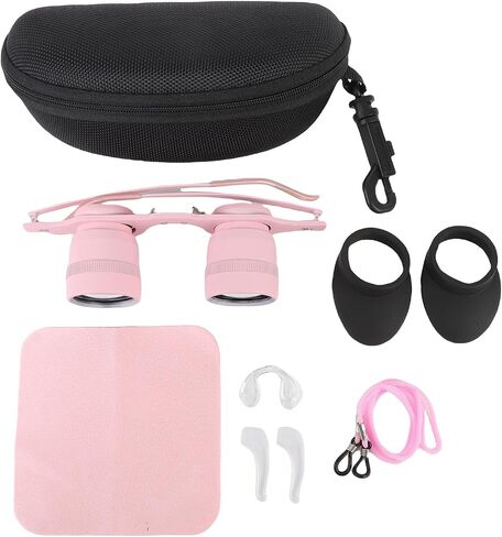10X Binocular Glasses Professional, HD Portable Fishing Binoculars, Comfortable Wearable Polarized Glasses for Concerts Theater Opera Bird Watching Sports in Kuwait