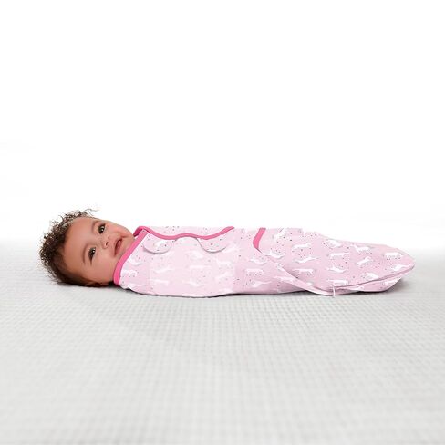 SwaddleMe Easy Change Swaddle – Size Small/Medium, 0-3 Months, 2-Pack (Unicorn Universe) in Kuwait