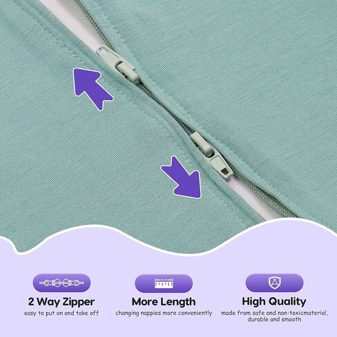PuppyPaws Baby Sleep Sack, Transitional Swaddle, Swaddles for Newborns，1.0 Tog Sleep Sack 9-15 Months, Wearable Blanket Baby with 2-Way Zipper in Saudi Arabia