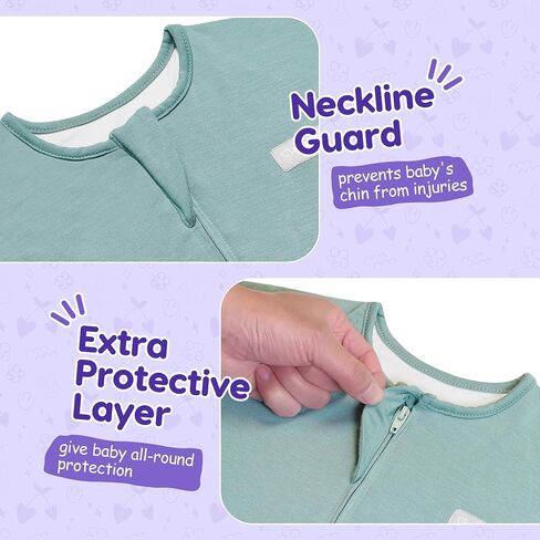 PuppyPaws Baby Sleep Sack, Transitional Swaddle, Swaddles for Newborns，1.0 Tog Sleep Sack 9-15 Months, Wearable Blanket Baby with 2-Way Zipper in Saudi Arabia