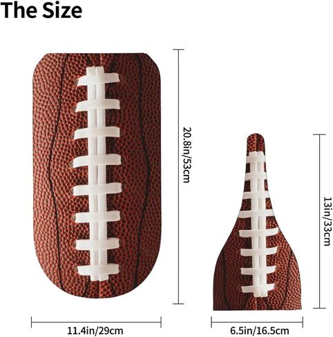 Funnys Football Newborn Swaddling Blanket Beanie Hat Funny Football Blanket Sleeping Bag New Born Sleep Sacks for Boys Girls in Kuwait