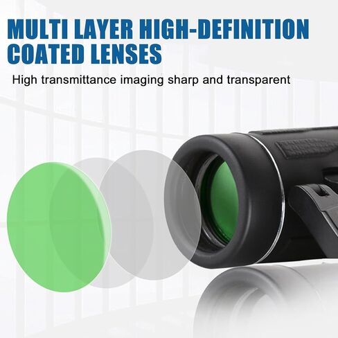 Small Compact Binoculars for Adults Kids,10x22 Mini Binocular for Traveling Sightseeing Birds Watching, Night Vision Binoculars for Concert Theater Opera,with Phone Adapter,Lightweight Pocket Folding in Kuwait