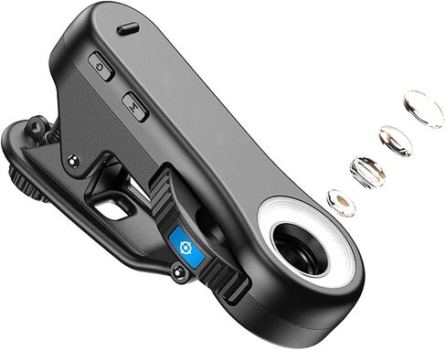 Mingzhe 40X/80X/120X Magnification CRI 92+ Portable Phone Microscope Lens with Universal Clip for Smartphones in Kuwait