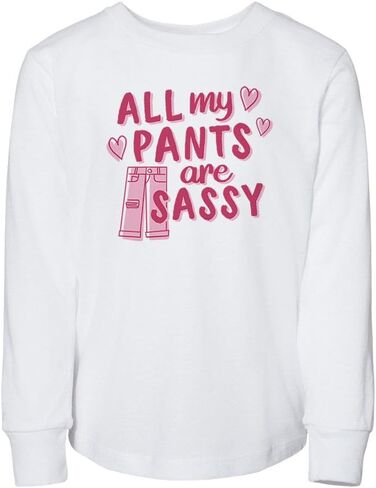 All My Pants are Sassy Toddler Kids Long Sleeve T-Shirt in Kuwait