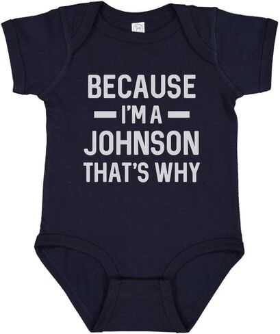 Because I'm a Johnson Baby Infant Bodysuit in Kuwait