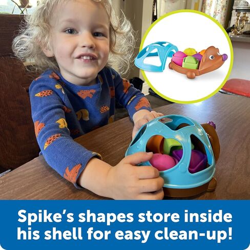 Learning Resources Spike the Fine Motor Hedgehog Poppin' Shapes Sorter, Educational Baby & Toddler Toys, Fine motor, Montessori Must Haves in Kuwait