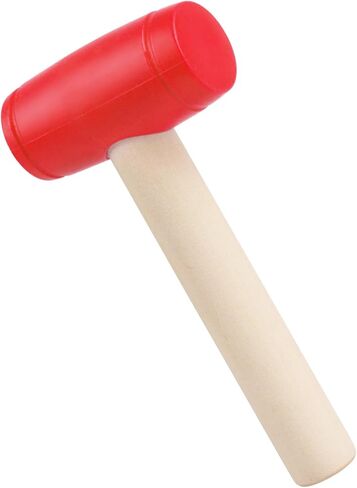 1Pcs Toy Hammer Simulation Wooden Hammers Plastic Toddler Hammer SmallPortable Kids Maintenance Tools Toys Pretend Fake Mallet Hammers for Boys Girls in Kuwait