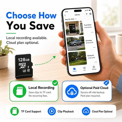 WESECUU 2K/4MP Solar Security Cameras System Wireless Outdoor, Battery Powered WiFi Camera for Home Security, Panoramic PTZ, Auto Tracking, Human/Vehicle Detection, Color Night Vision (2 Pack) in Kuwait