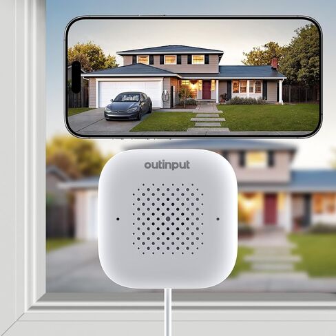 Outinput Window Camera, 2K 3MP WiFi Security Camera for Home Security, AI Color Night Vision, Motion Detection with Instant Alerts, 24/7 Recording, App Control, Works with Glass Window in Kuwait