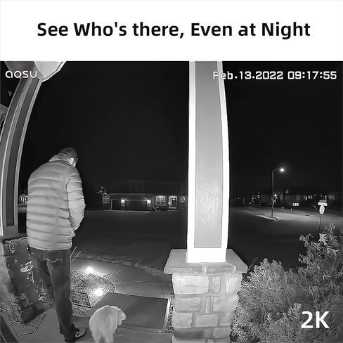 aosu 3K/5MP Solar Security Cameras Outdoor Wireless 360-Degree 2K Wireless Camera in Kuwait