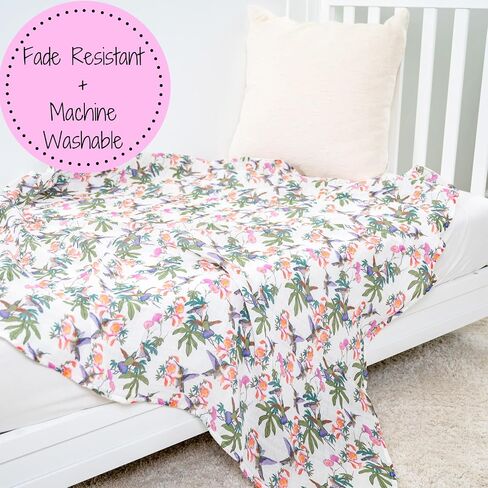 LollyBanks Baby Swaddle Blanket, 100% Organic Cotton Muslin Swaddle in Kuwait