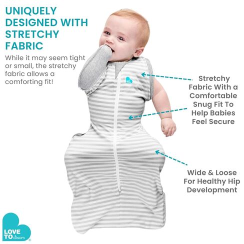 Love to Dream Swaddle UP Transition Bundle – Deep Olive Swaddle + Dreamer Bag, 1.0 TOG, Medium 13-19 lbs (2-Pack, Zip-Off-Wing Stage-2 Sleep Sacks) in Kuwait