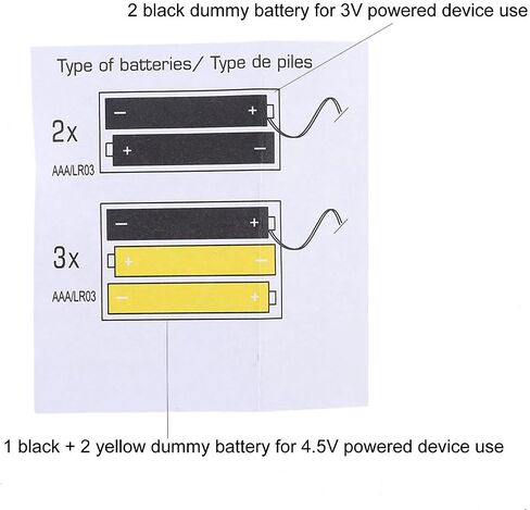 Battery Eliminators Power Supply Adapter for LED Lights, Electric Clock Fan Cameras Replacement Batteries in Kuwait