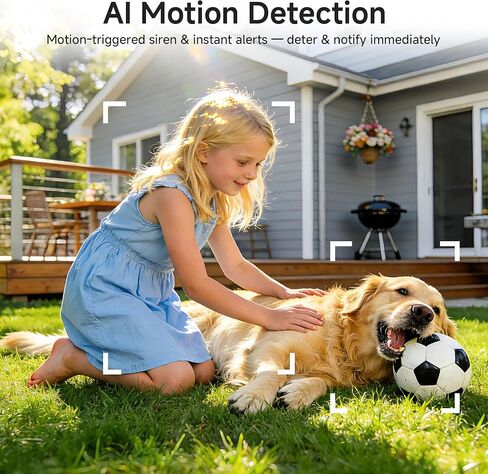 Noorio 2K Wireless Outdoor Security Camera, Battery/Solar Powered Camera | 600lm Spotlight, AI Detection, Rechargeable 12600mAh Battery, 16GB Local Storage, Color Night Vision, 2.4GHz WiFi, B310 in Kuwait