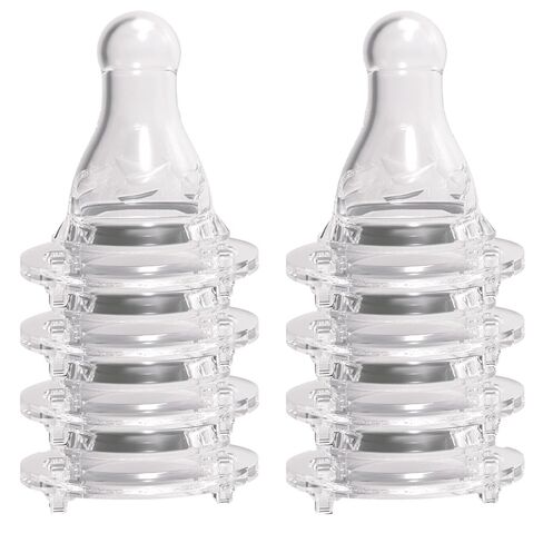 Avima Anti Colic Nipples for Narrow Neck Bottles, 4-7M, (Pack of 6) | Medium Flow. Stage 2. in Kuwait