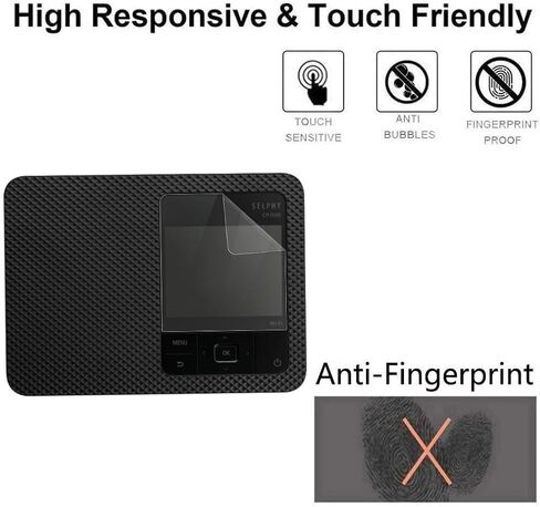for Canon Selphy CP1500 Screen Protector, Anti-Scratch | [2 Pack] HD Clear Soft TPU Film, Anti-Fingerprint, Bubble Free, Compatible for Canon Selphy CP1500 Photo Printer in Kuwait