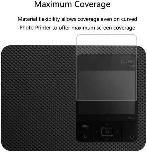 for Canon Selphy CP1500 Screen Protector, Anti-Scratch | [2 Pack] HD Clear Soft TPU Film, Anti-Fingerprint, Bubble Free, Compatible for Canon Selphy CP1500 Photo Printer in Kuwait