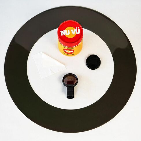 NuVü Polarizing Lens Filter for 12" Ring Lights" – Reduce Glare & Reflections, Enhance Color Accuracy, Adjustable & Universal Fit for Photography, Video & Streaming in Kuwait